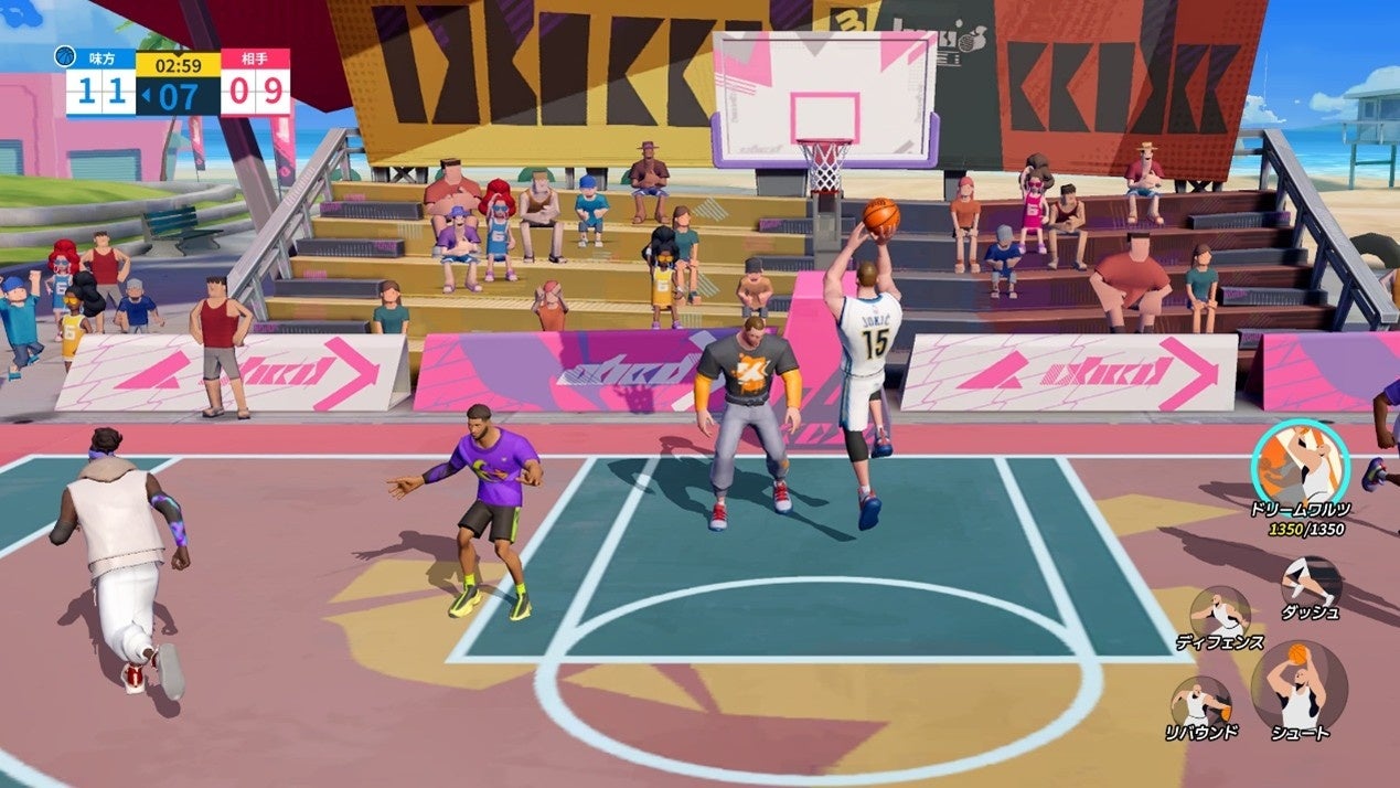 NBAダンクシティ 11点マッチ