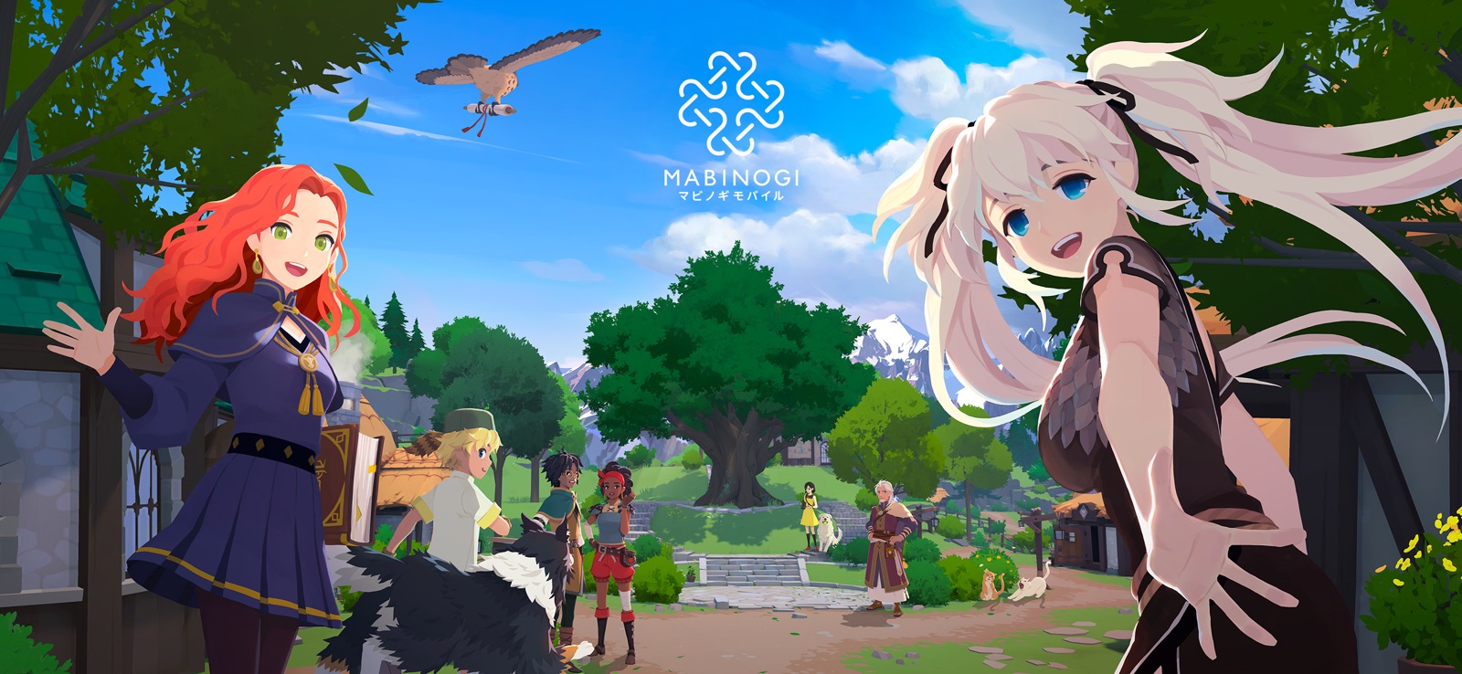 『マビノギモバイル』のゲーム画面